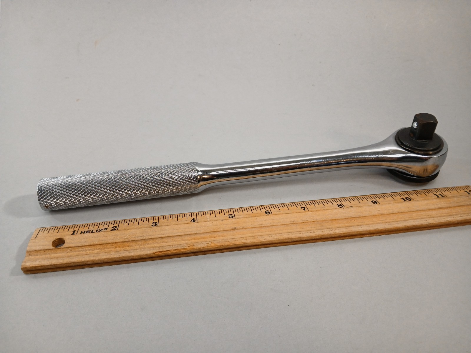 Armstrong Tools USA Nos 1/2” Drive Ratchet 12-913 Rare Round Head 11.5” Long