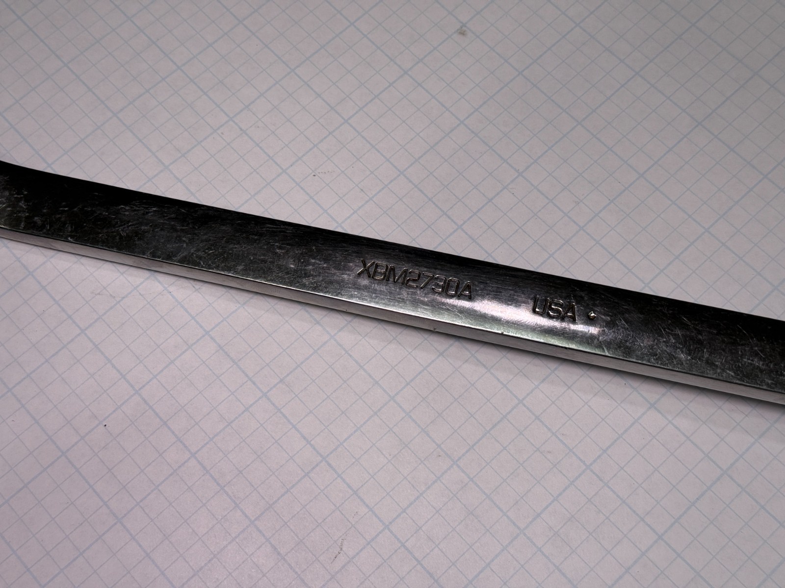 Snap-On Tools 27mm 30mm 12-Point Metric 10º Offset Box Wrench XBM2730A USA
