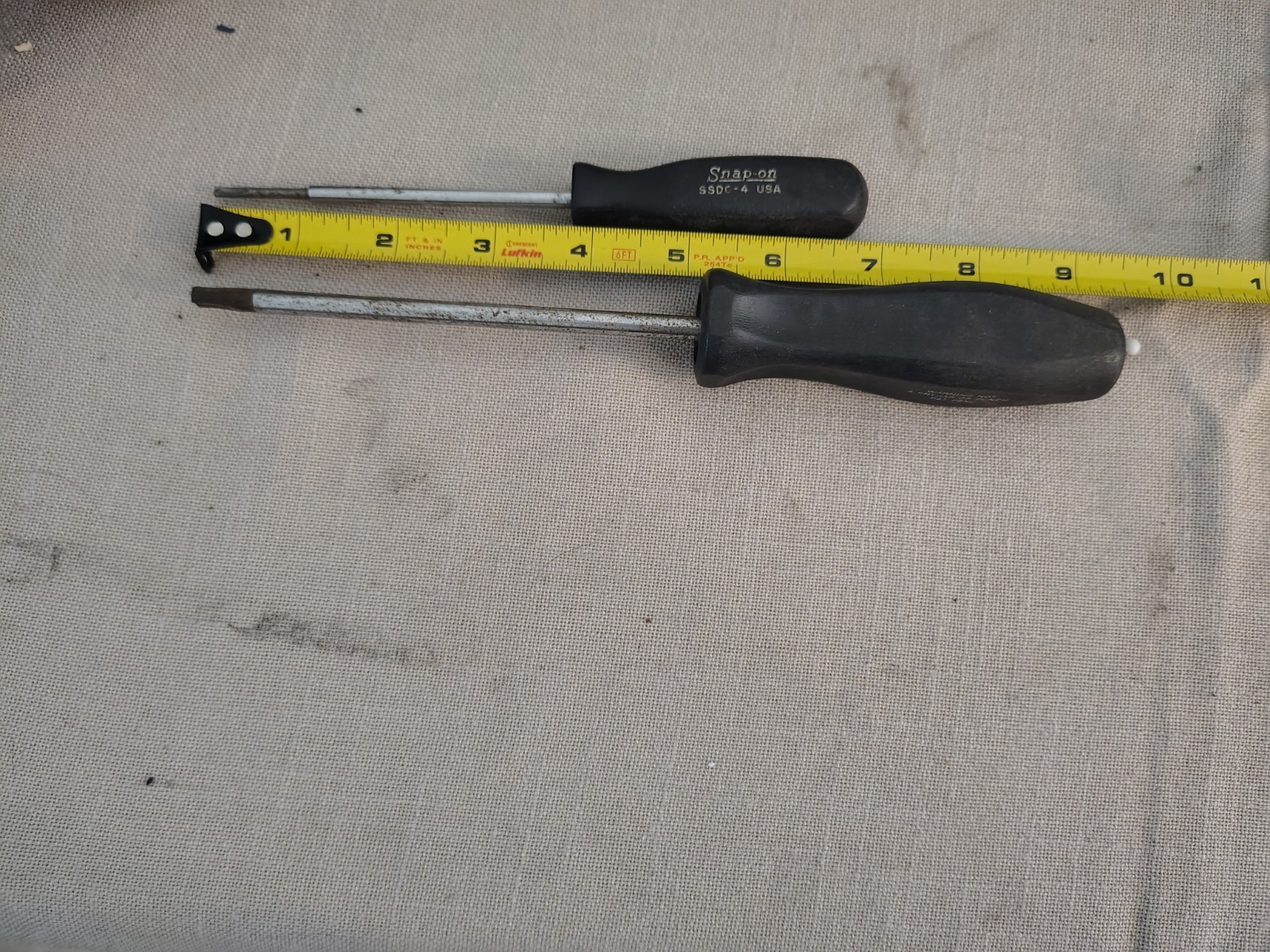 2pc Snap-on SDDC8 SSDC-4 Clutch Head Screwdriver Set Black Handle – Made in USA