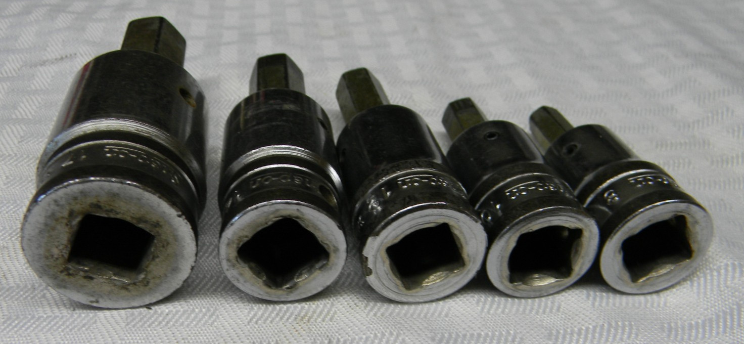 SNAP-ON 1/2″ DR 5PC METRIC HEX BIT SOCKET DRIVER SET 8, 10, 12,14,17MM #307ESAMY