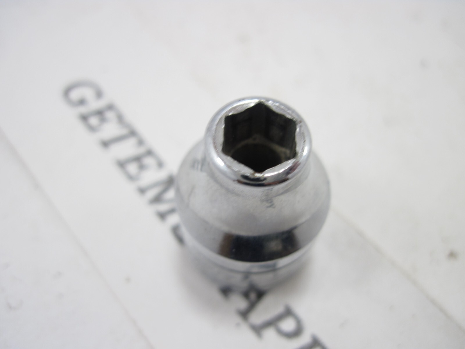Snap On 3/8″ Drive 1/4″ Shallow 6pt SAE Socket FS081 NICE