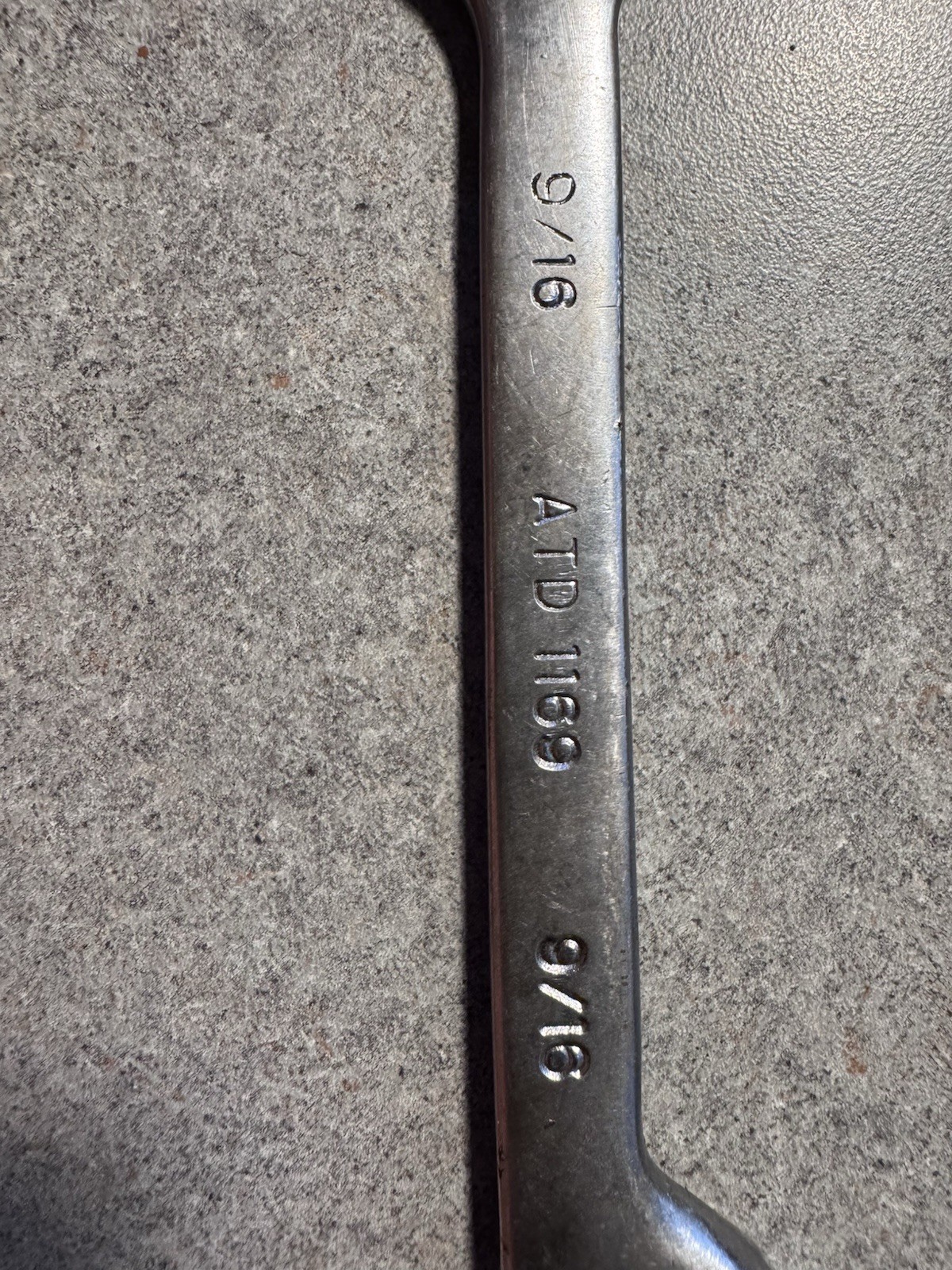 ATD Combination Wrench Lot 14mm 9/16 13/16 7/8 SAE Metric 5 Pc USA