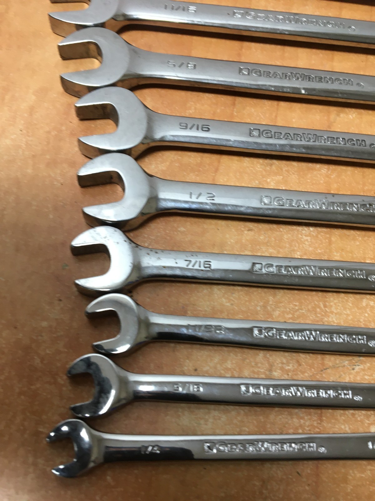 Gearwrench 20pc Ratcheting Wrench Set SAE Metric 8mm to 19mm 1/4 to 3/4