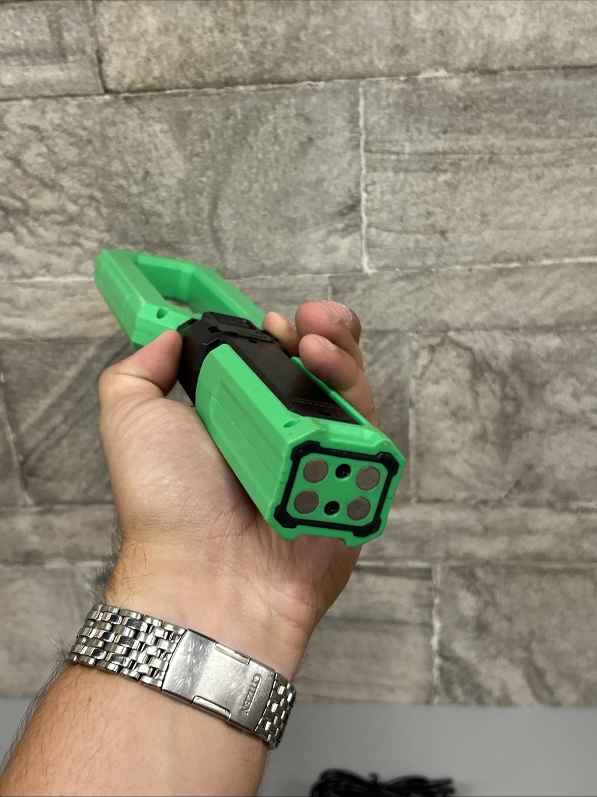 Matco Tools 1000Lm Cordless View Through Snap Pivot Base Light VIEW1000B Green