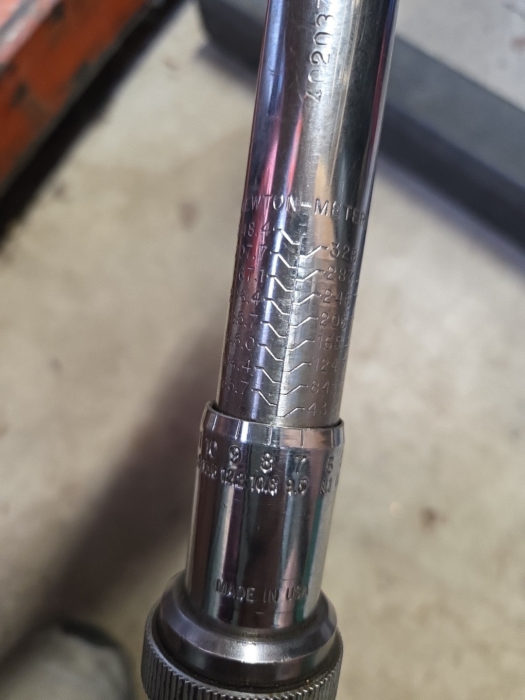 Armstrong 1/2″ Drive Micrometer Typ TORQUE WRENCH 64-086 25-250 Ft-lbs 44-348 Nm