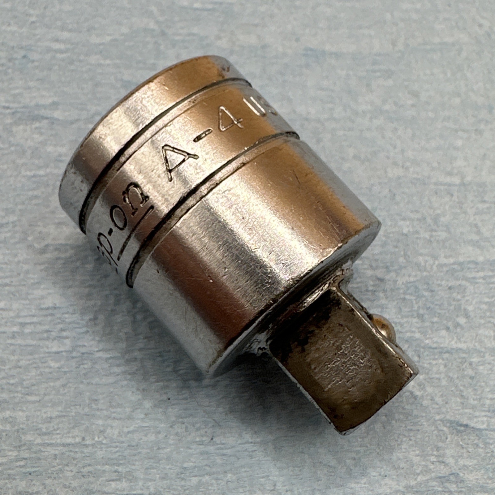 Snap On Tools A-4 1/2″ Drive to 3/8″ Chrome Reducer Adapter Adaptor