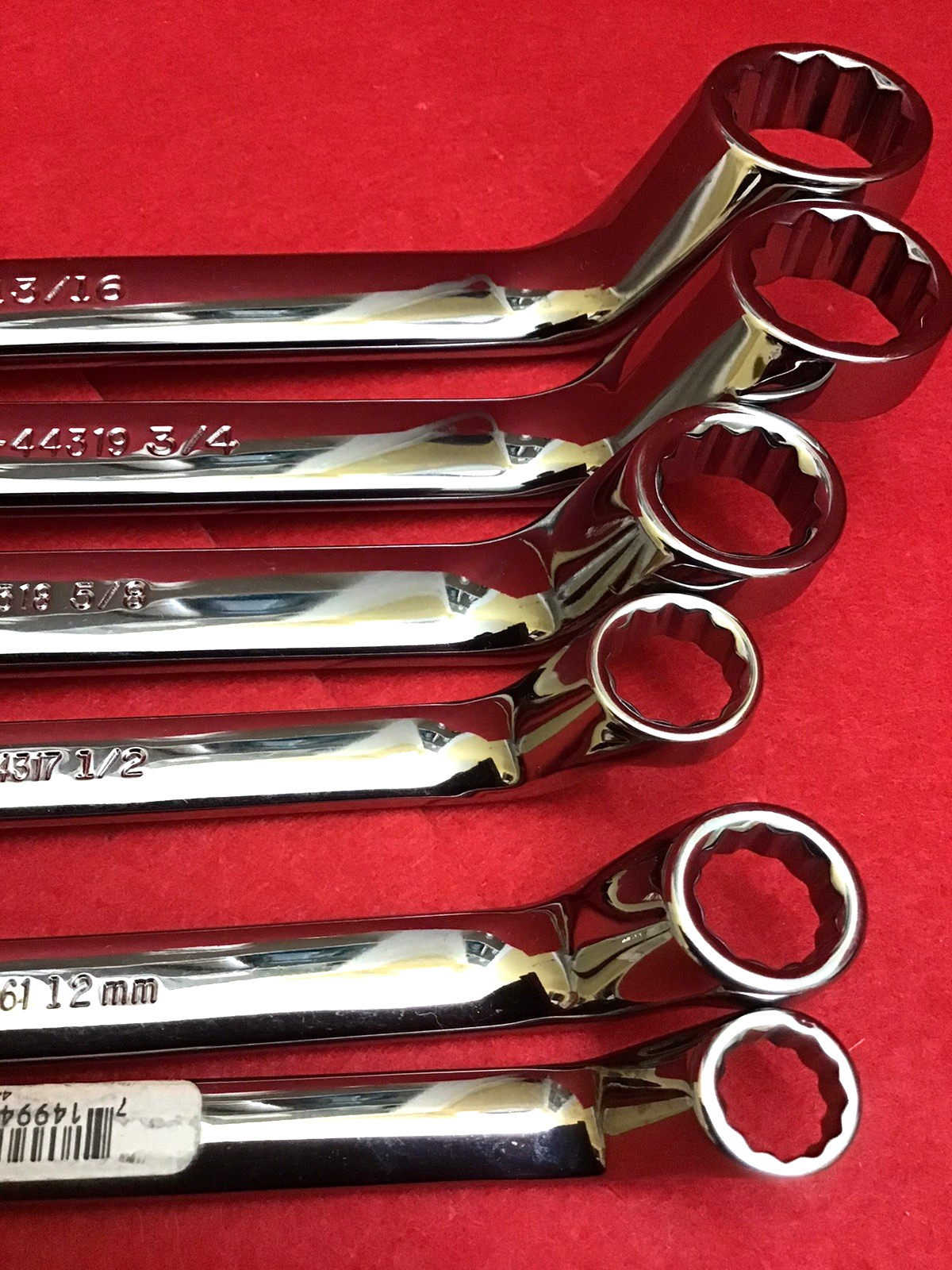 NEW CRAFTSMAN PROFESSIONAL USA DEEP OFFSET DOUBLE BOX END WRENCHES 4SAE, 2 MM