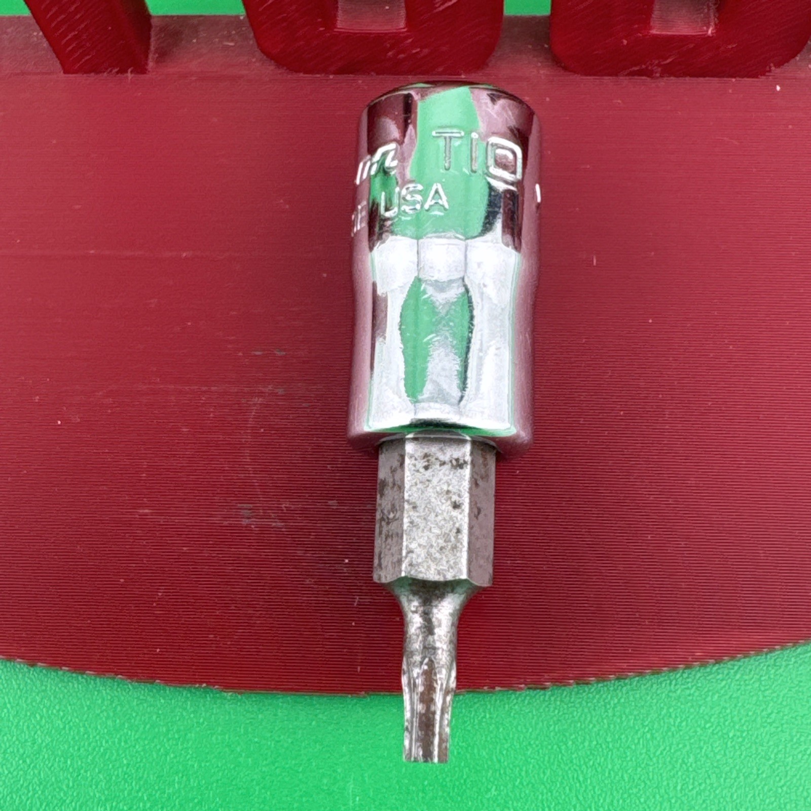 Snap On TTX10E 1/4″ Drive T10 Chrome Torx Star Socket Driver 1