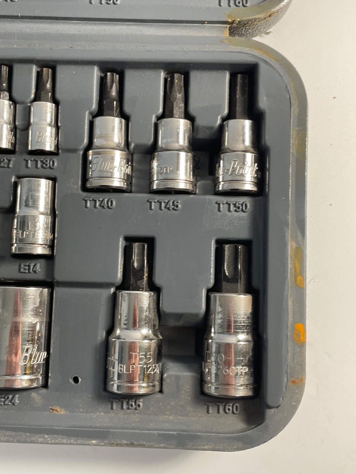 Blue-point Tools 43pc Combo Drive Torx Sockets & Bit Sockets Set (MISSING 2 PC)