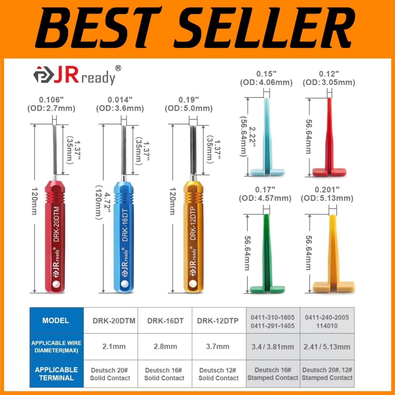 Connector Terminal Removal Tool Kit 13PCS