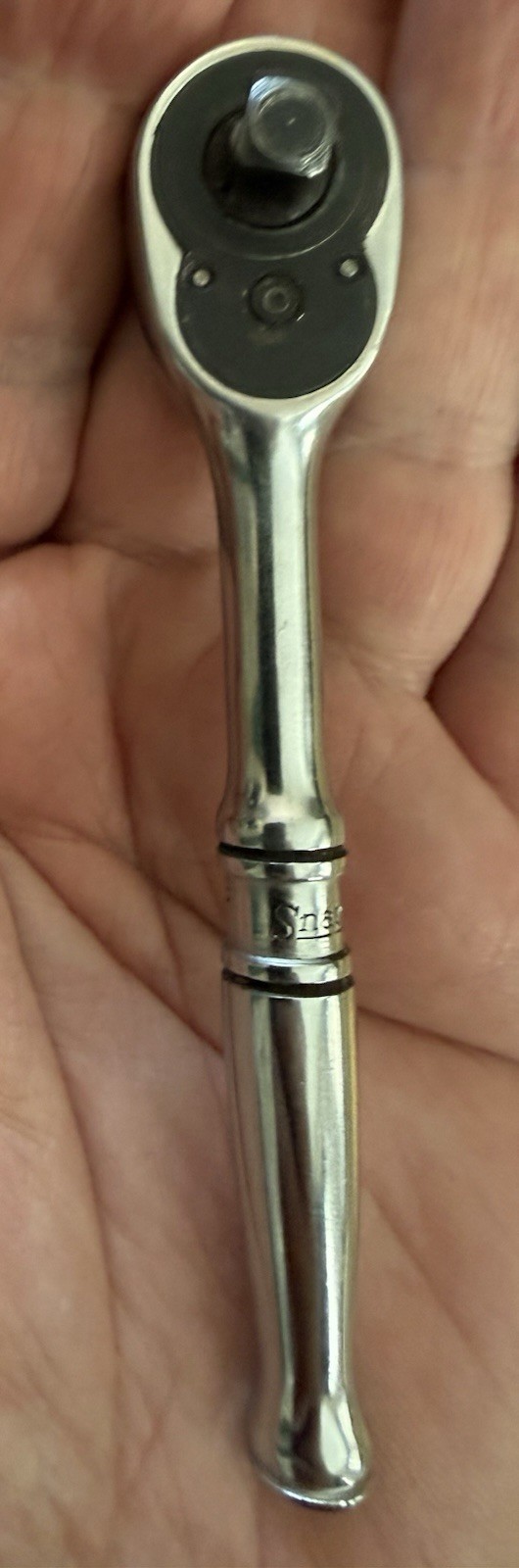Snap On 1/4″ Ratchet TM 70 B and 5/16” Socket TMD 10. Nice Tool w/Chrome. USA
