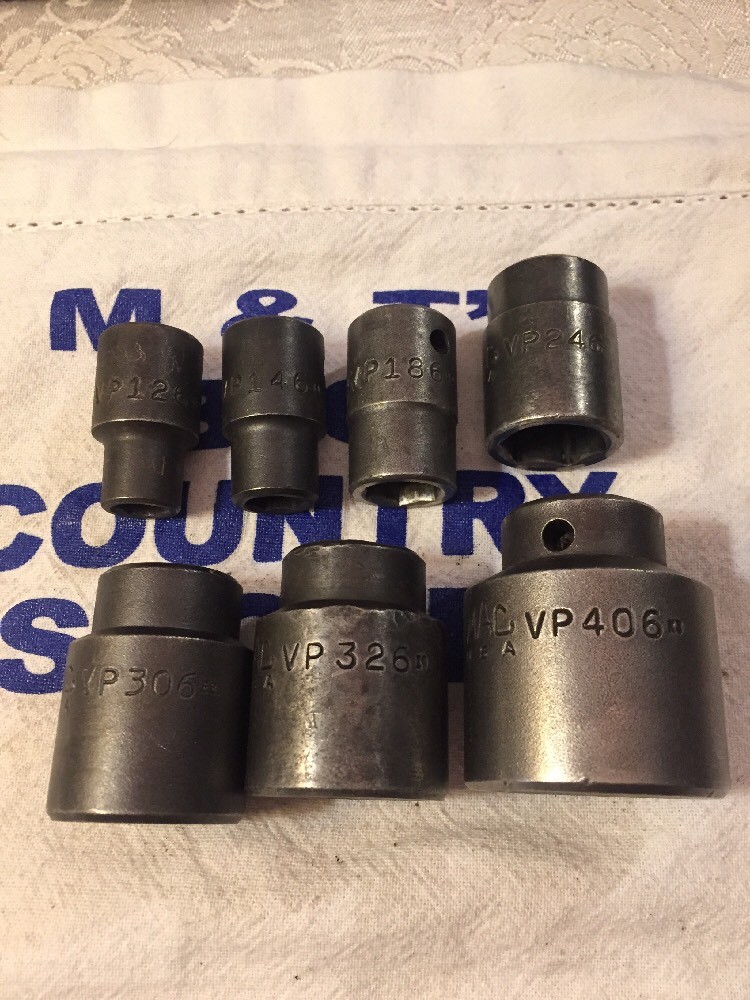Mac Tools USA 1/2″ Drive 7pc 6pt Impact Socket Set VP Series