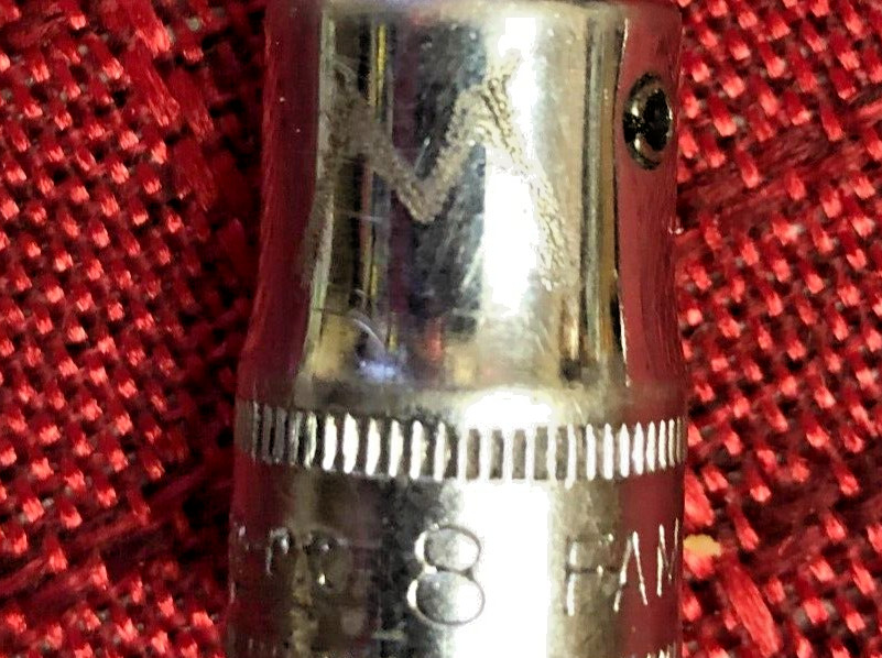 Snap On FAM8A Metric 8mm Hex/Allen Bit Socket 3/8″dr 2″L USA Good 8/10 j1