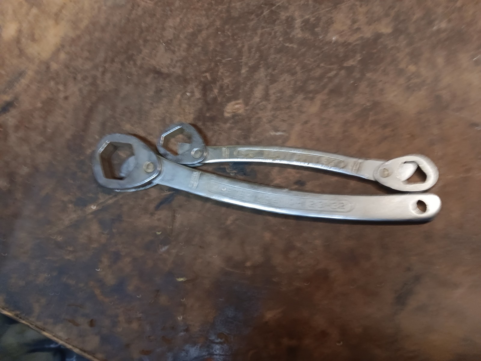 Set Of 2 Master Wrench Multi Wrenches 9-14 15-23 25-35 Heavy Duty Solid