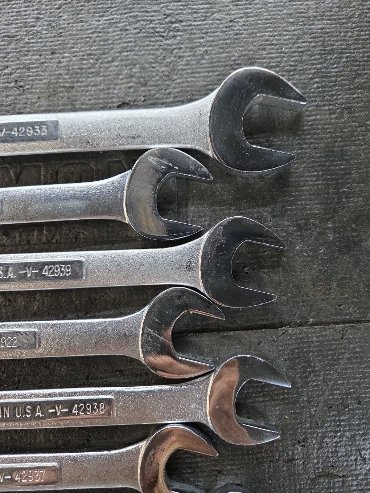 Vintage Craftsman USA 20 Pc Metric Combo Wrench Set V, VV 6-24 , 27mm.