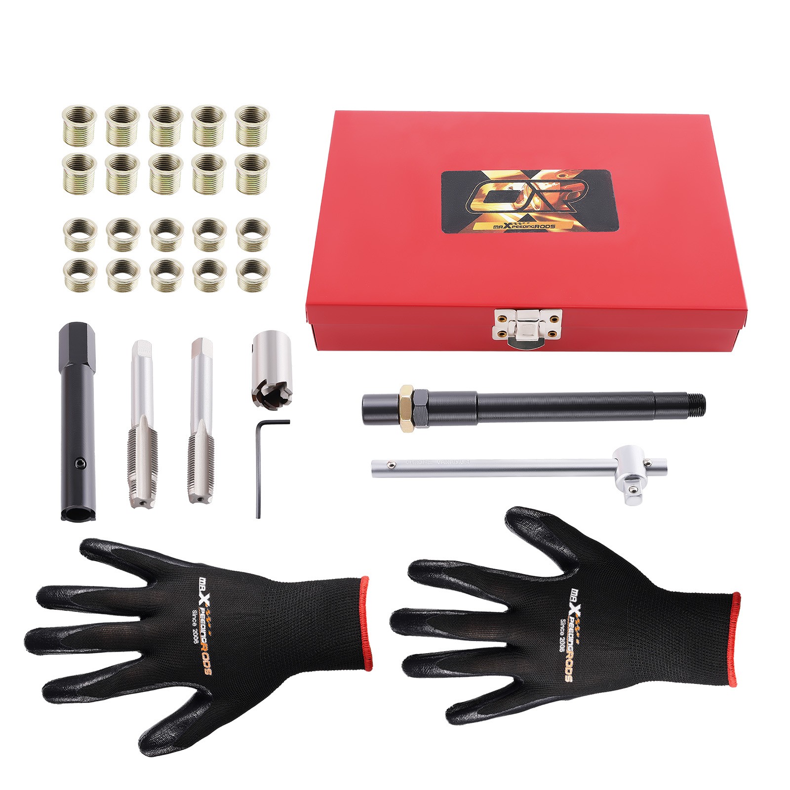 26* 14mm Spark Plug Thread Tool Kit for Cars/Trucks – Fix Damaged Ports