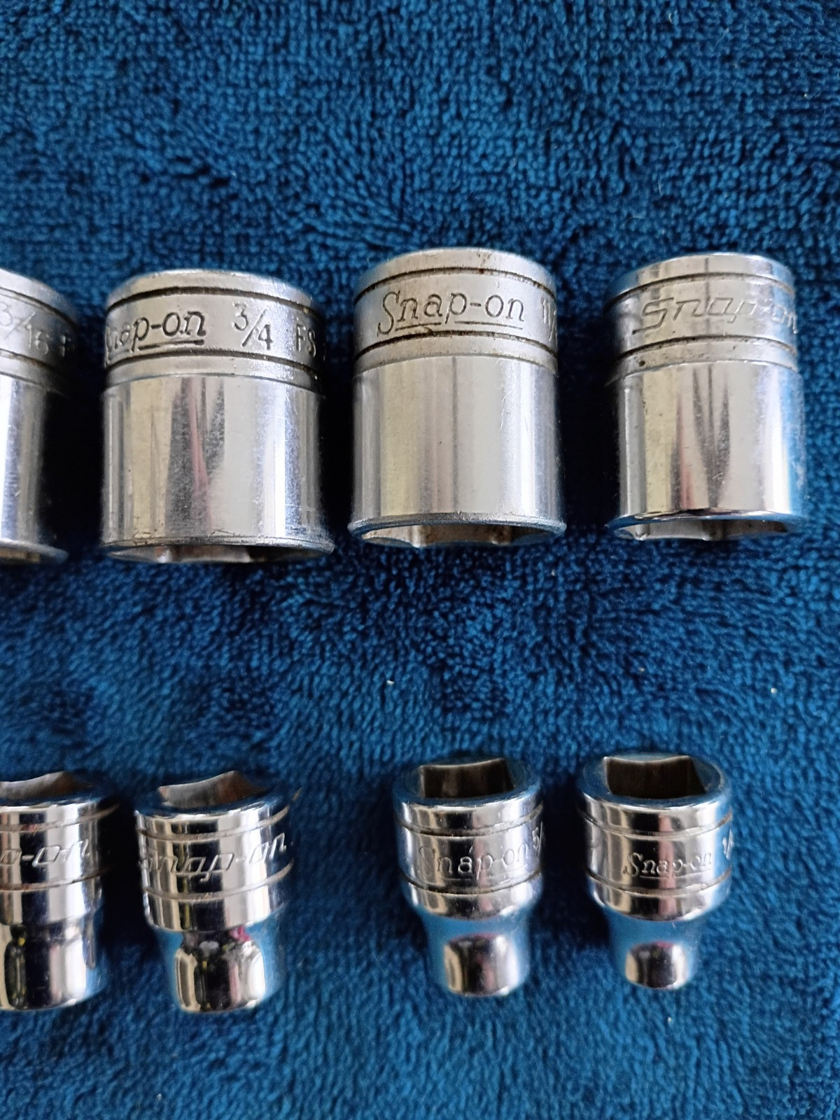 Snap-On USA [FS081-FS281] 11-Pc. 1/4″-7/8″ 3/8″-Drive 6-Point Shallow Socket Set