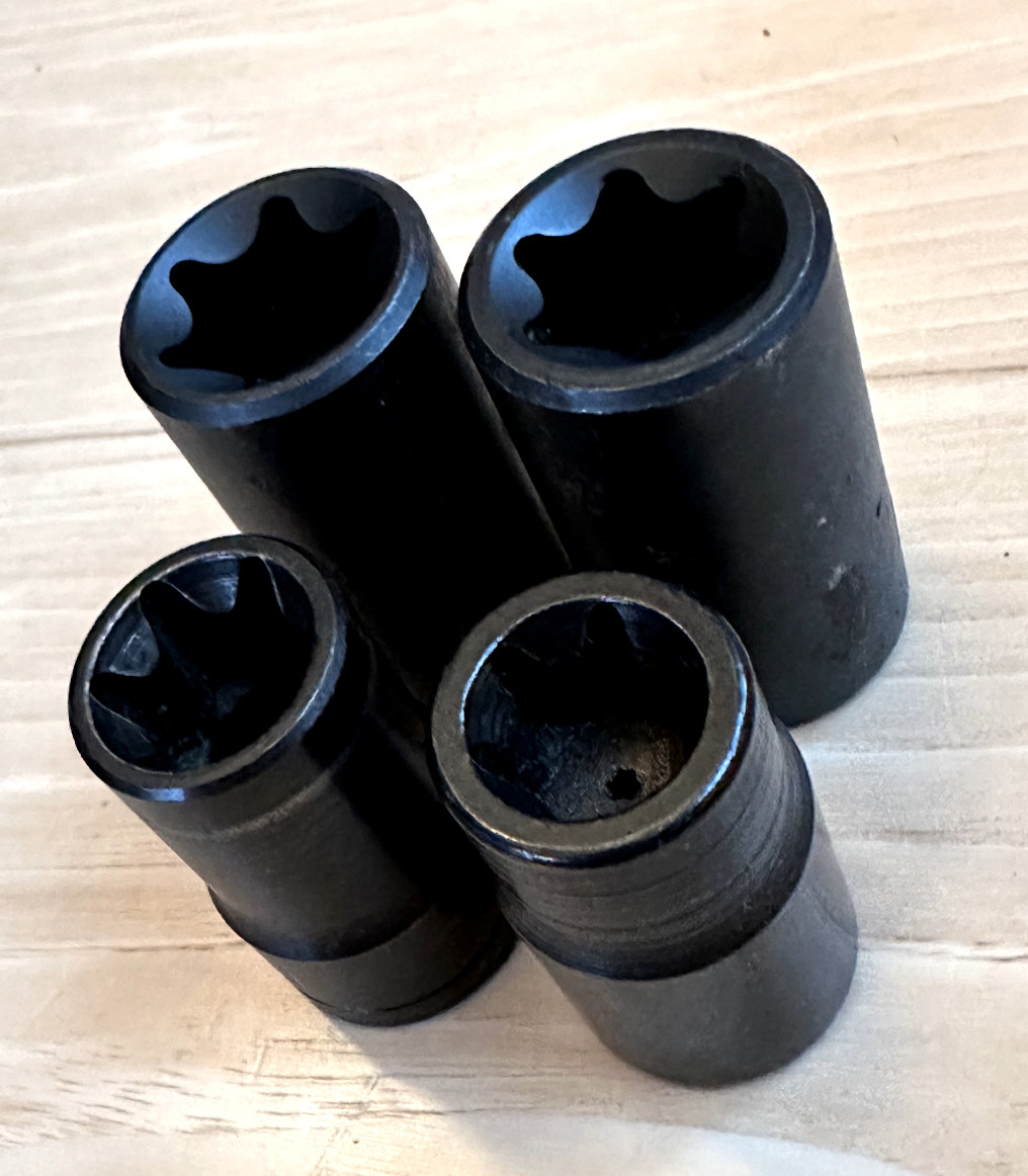 MATCO & Lisle Tools Inverted TORX 1/2″ DR IMPACT Socket Set Lot External Star