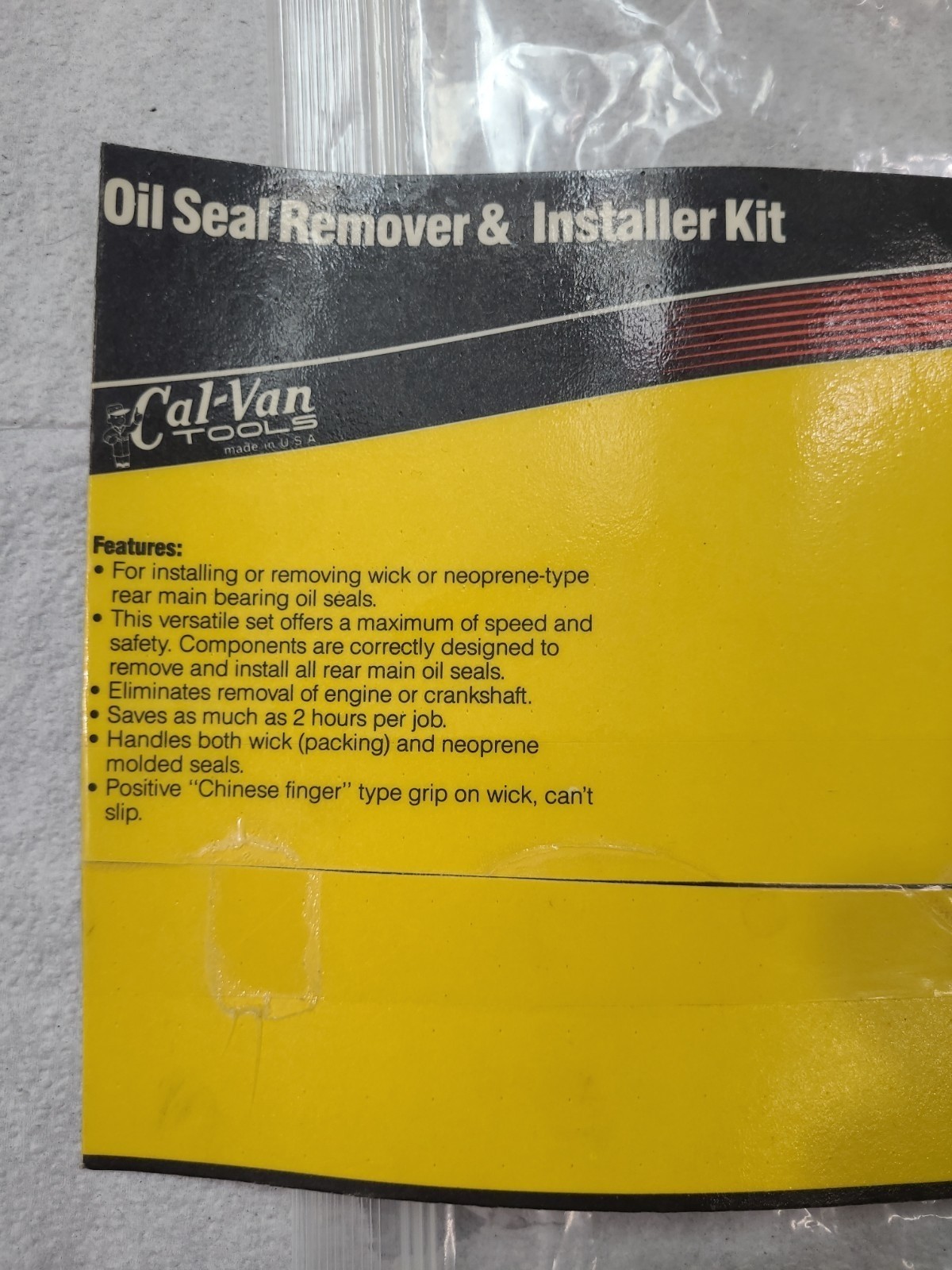 Cal-Van 492 Oil Seal Remover & Installer Kit – LIGHTLY USED