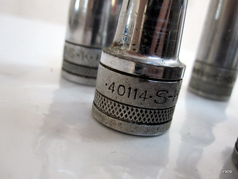 S-K socket set of 7 pcs with 40136 1 1/8