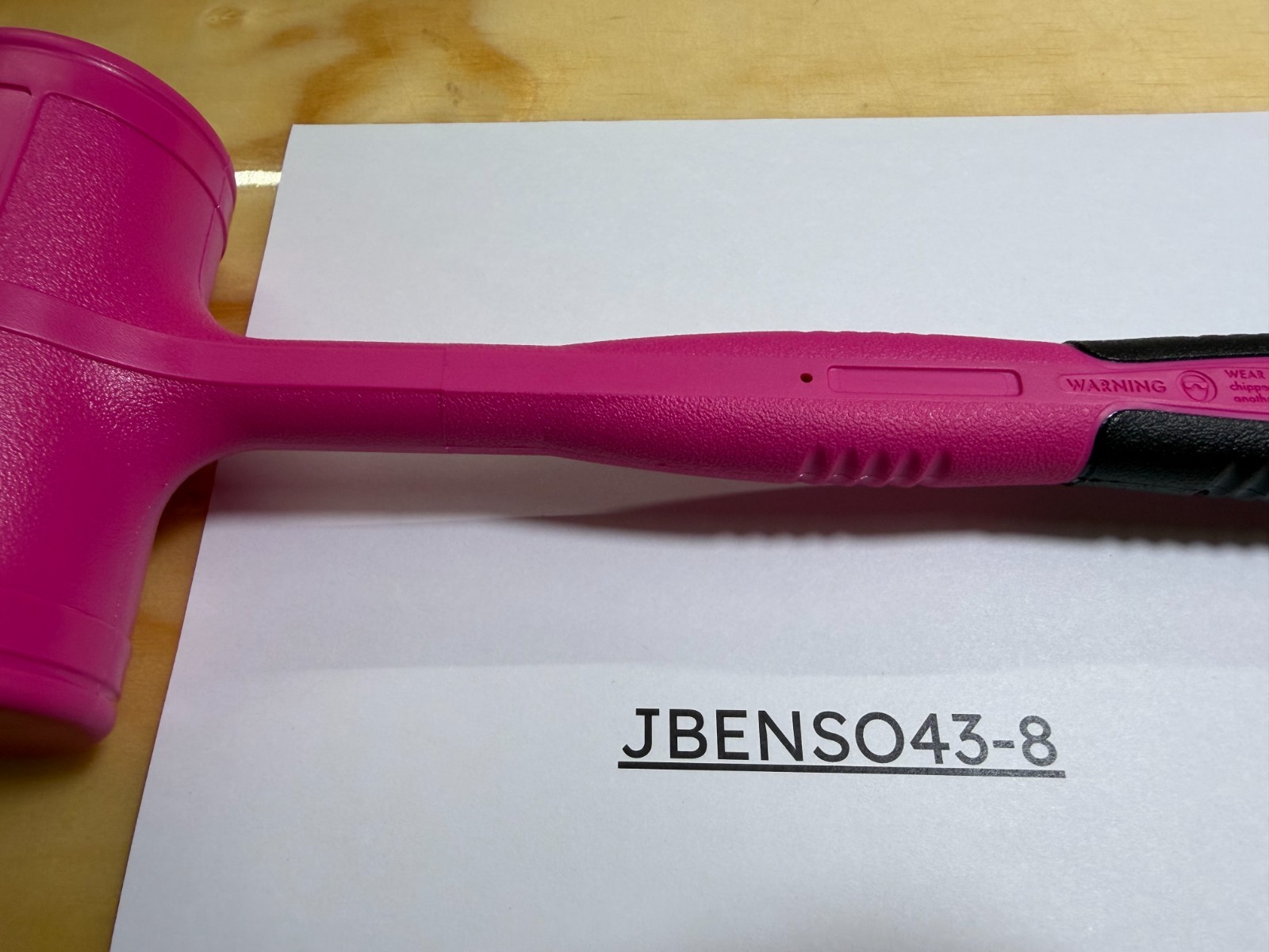 Snap-on Tools NEW ELECTRIC PINK 56oz / 1550g Soft Face Dead Blow Hammer HBFE56EP