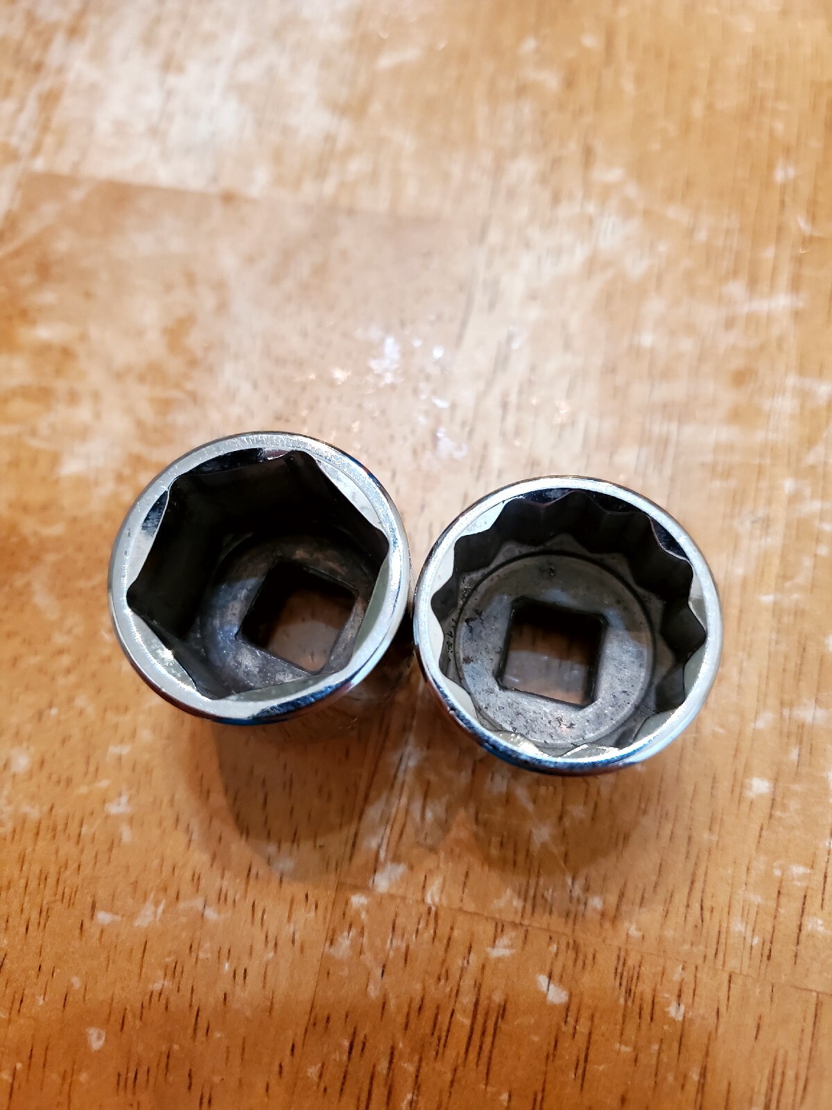 Matco Tools 3/8″ Drive 7/8″ 6&12PT SAE Shallow Chrome Sockets Lot Of 2