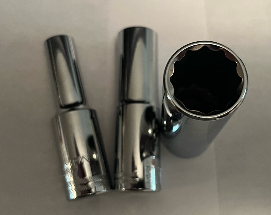Craftsman 1/2″ Drive Deep Well 12 Point SAE and Metric Sockets Choose Size