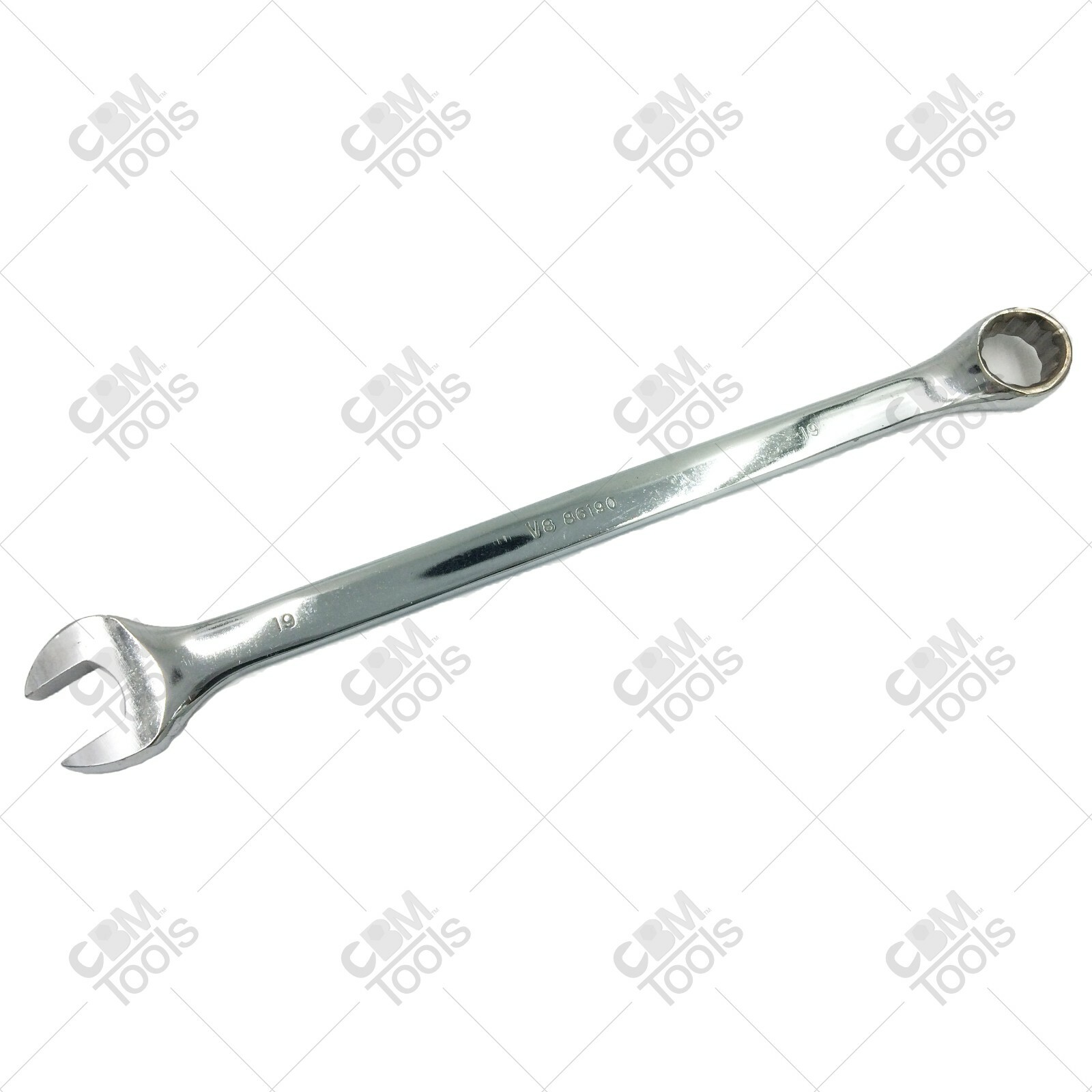 V8 Tools 19mm Combination Wrench New Single Item Forged Alloy Steel