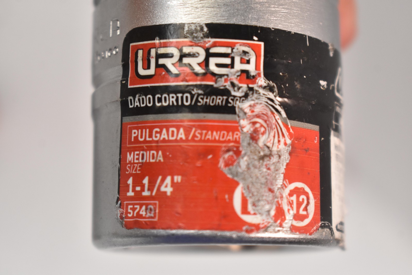 URREA 5740 1-1/4in SAE Standard Socket 12 Point Chrome Made In Mexico Tool