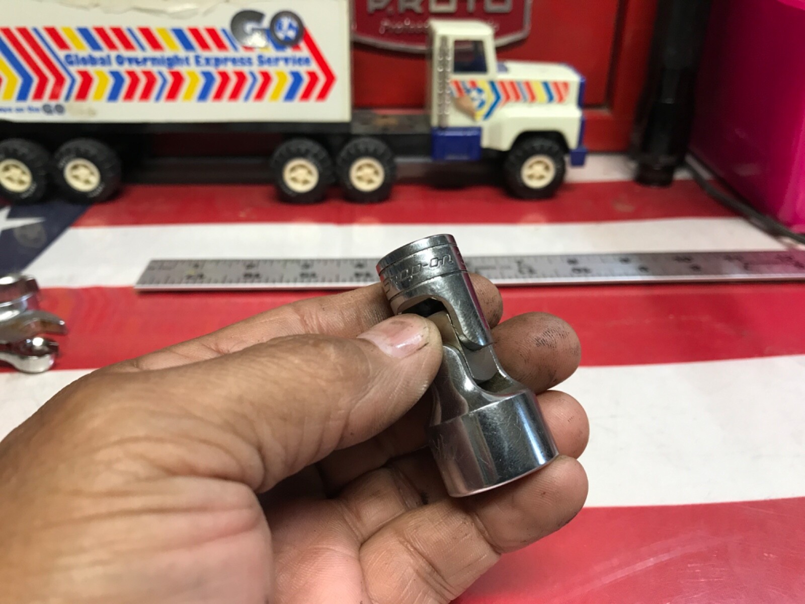 snap on socket swivel 3/4” 3/8″ drive 6 points FS24 NICE 👍 2222