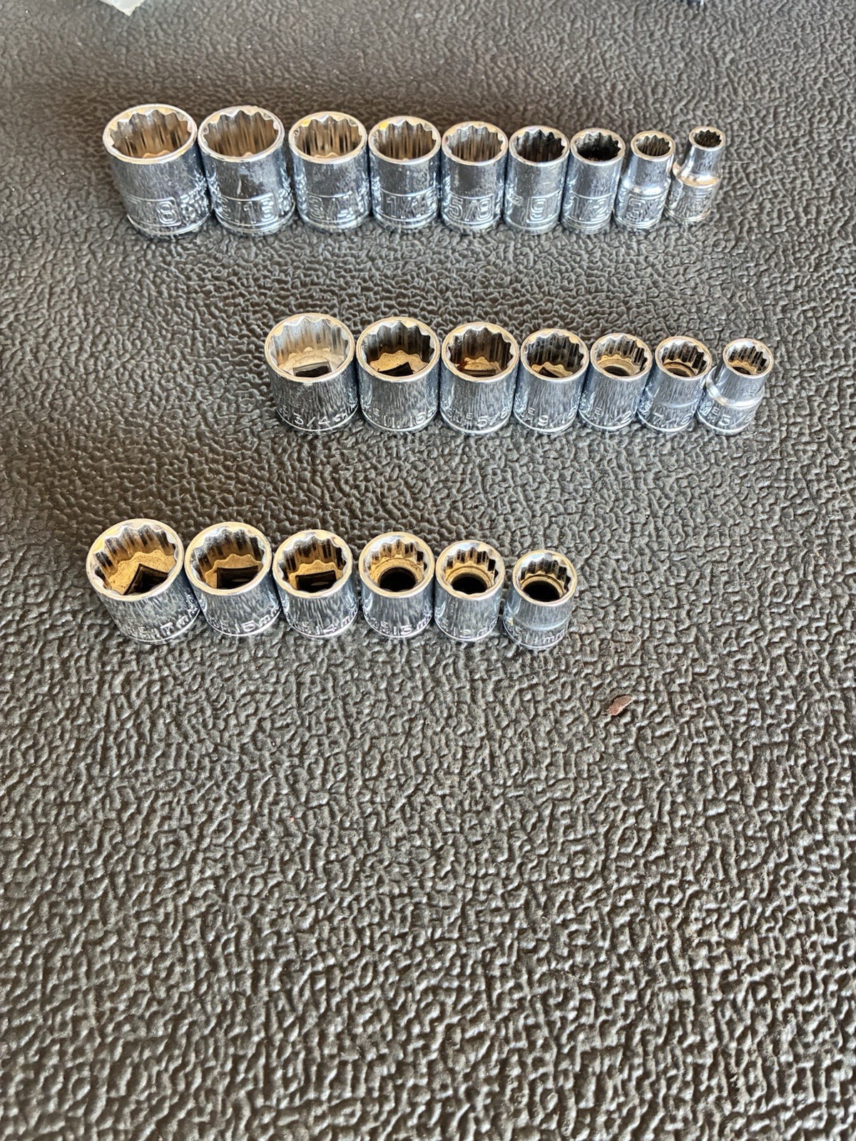 Pittsburg Shallow Socket Set Metric and SAE 3/8″ Drive 12-point