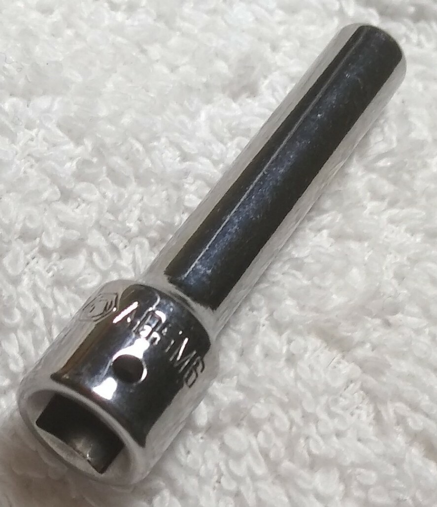 Matco Tools 5 Mm Deep 6 Pt 1/4” Drive Chrome Socket AD5M6A USA