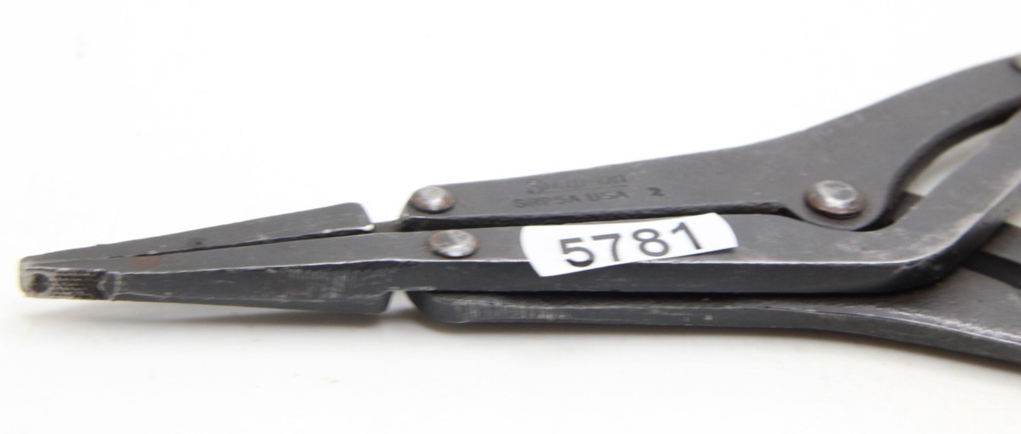 Snap-on SRP5A Spring Loaded Straight Tip Retaining Snap Ring Pliers 10.5″ USA