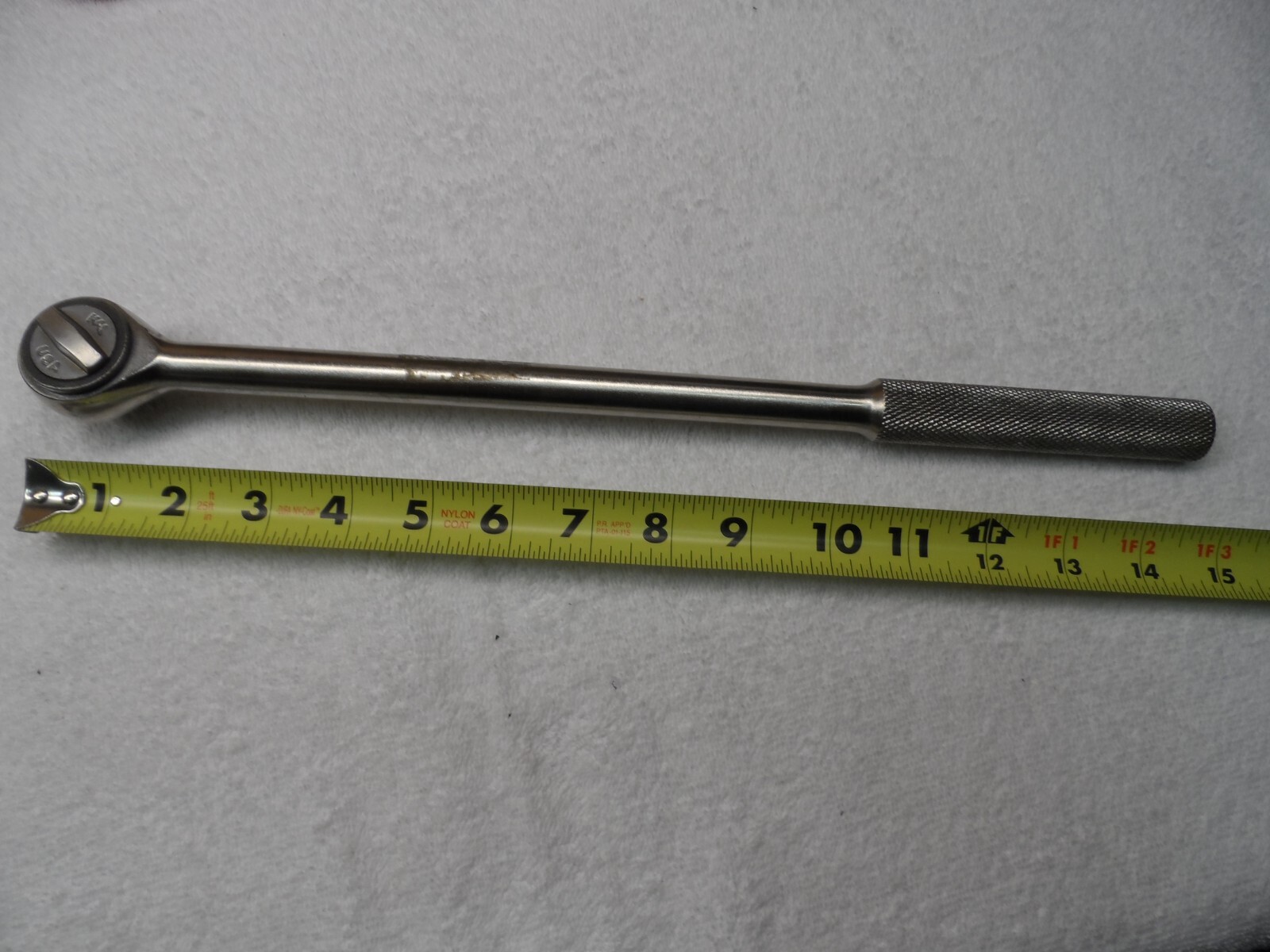 KAL Vintage 1/2” Drive 15″ Long Handle Ratchet, made in USA (clean)