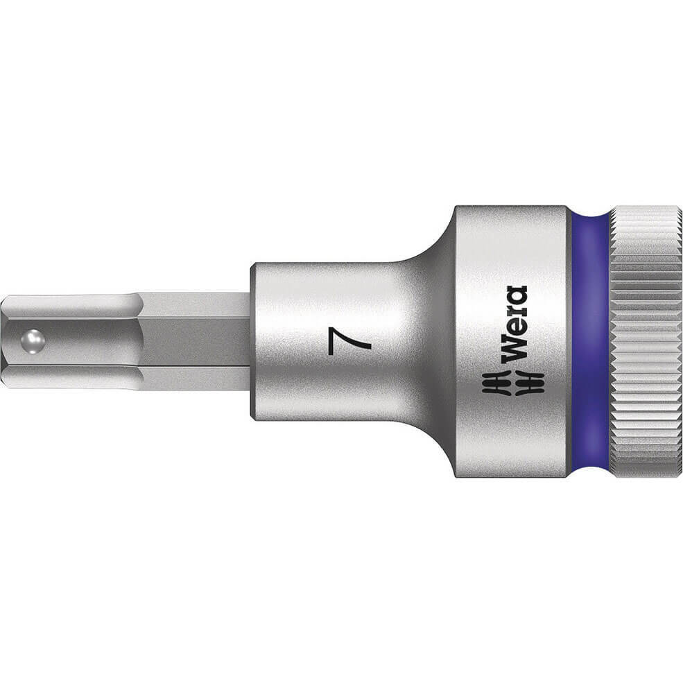 Wera 8740C HF Zyklop 1/2″ Drive Hexagon Socket Bit Metric 7mm