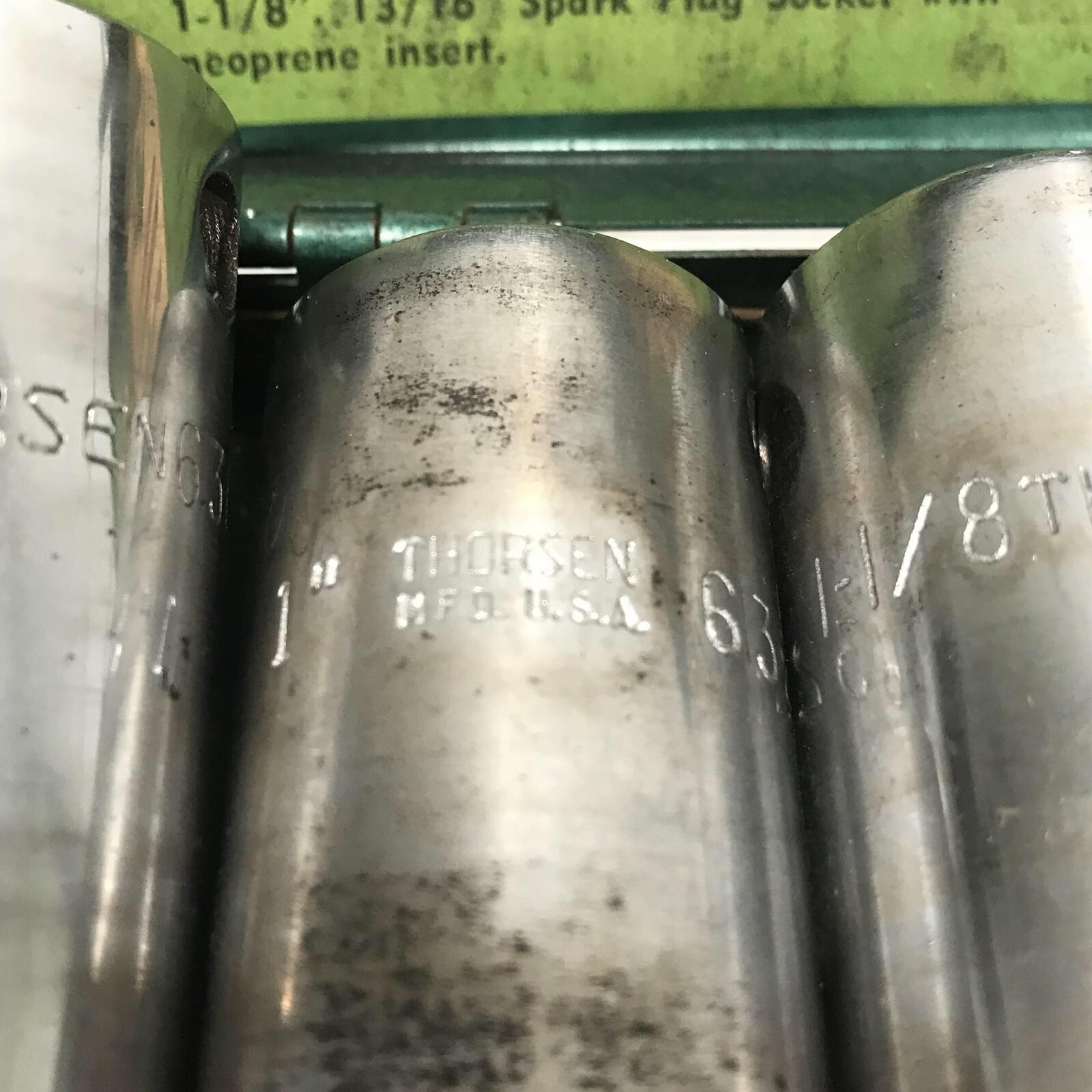 Giller Thorsen Tools USA Mixed Socket Set Original Case Vtg *See Pictures*