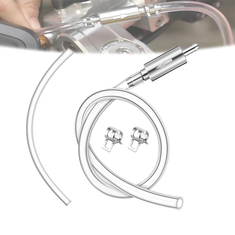 Car Motorcycle Clutch Brake Bleeder Hose One Way Valve Tube Bleeding Tool Kit