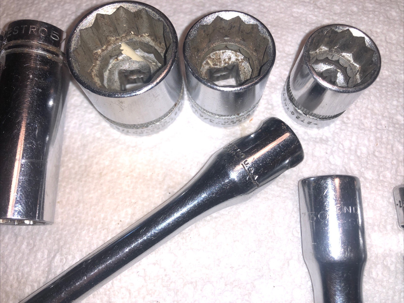 VTG INDESTRO Super 3/8” Drive Standard Socket Extension Swivel 12-Point Sockets