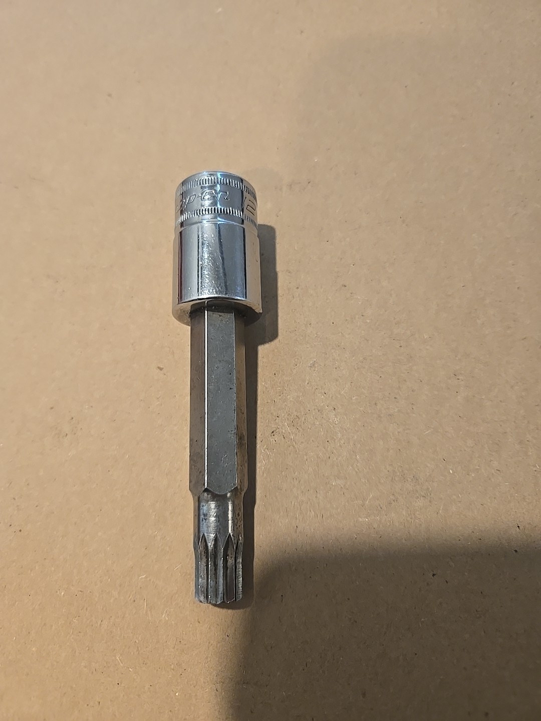 Snap On 1/2″ Drive 12MM Metric Triple Square Bit Driver Socket USA STSM12E