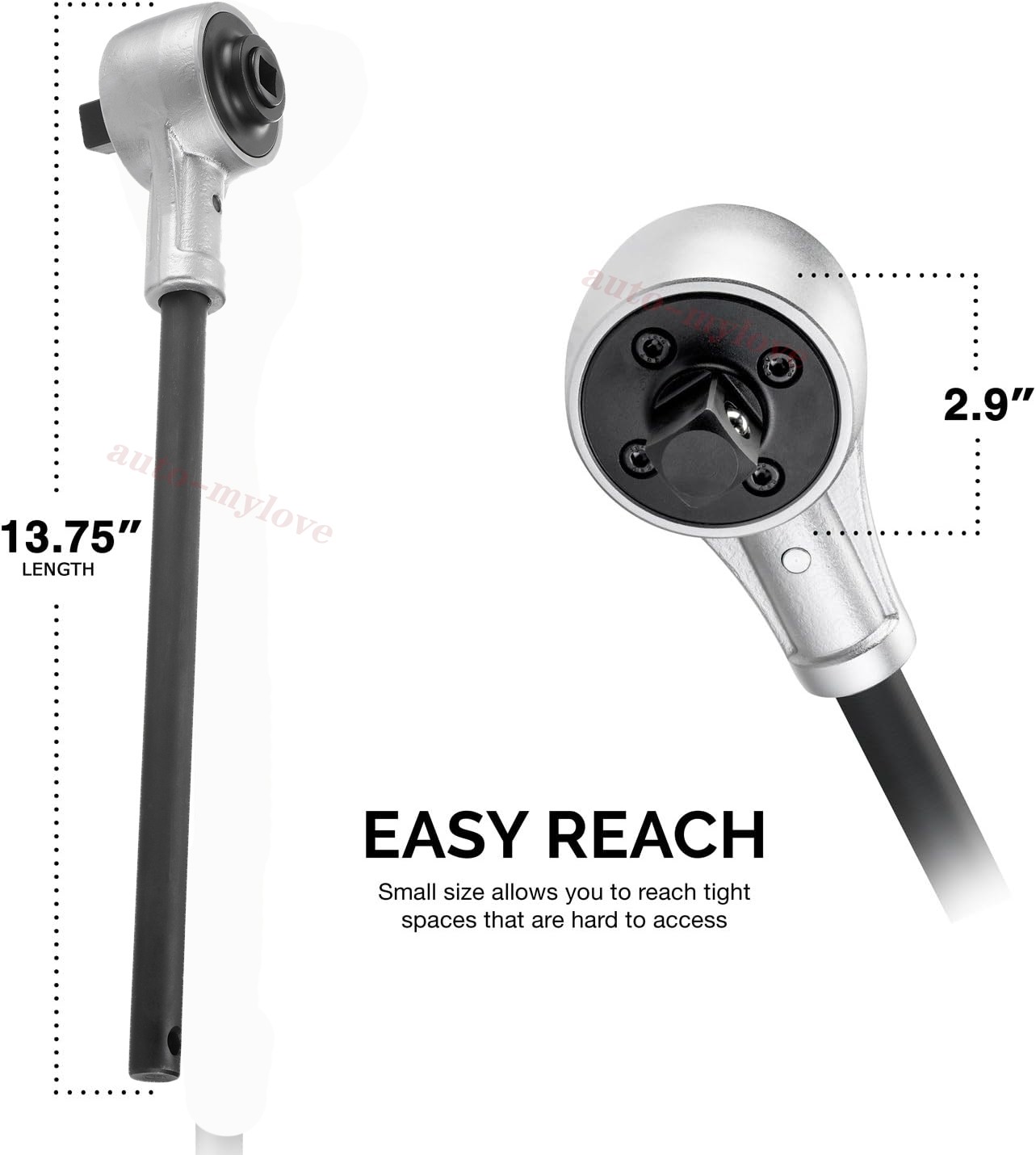 3/4″ Drive Torque Multiplier Wrench Kit Achieves 1,100 Ft-Lbs for Truck Trailer