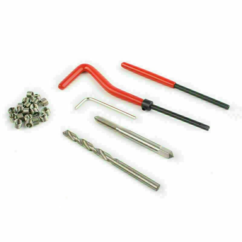 Metric Thread Repair Tool Insert Kit M5 M6 M8 M10 M12 M14 Helicoil Car Coil US