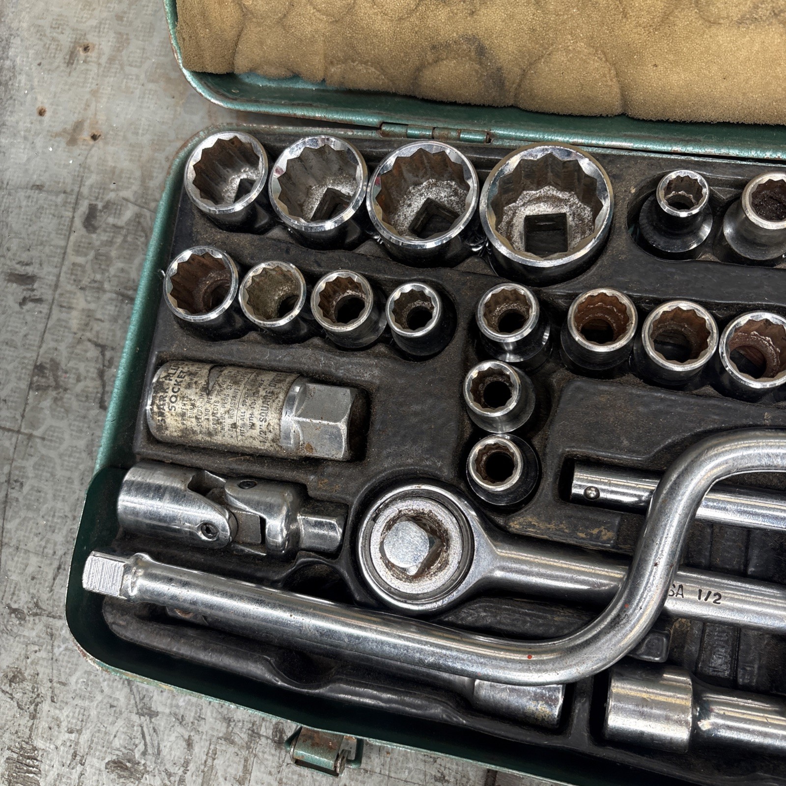 Kamasa Socket Set KT4849 1/2″ Drive 42 Piece Vintage Tools