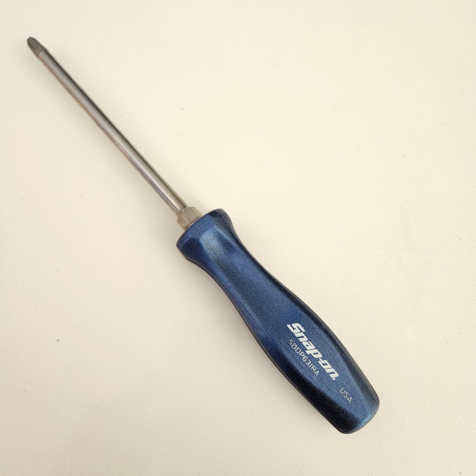 NEW Snap-on Tools USA POWER BLUE Hard Handle #3 Phillips Screwdriver SDDP63IRA