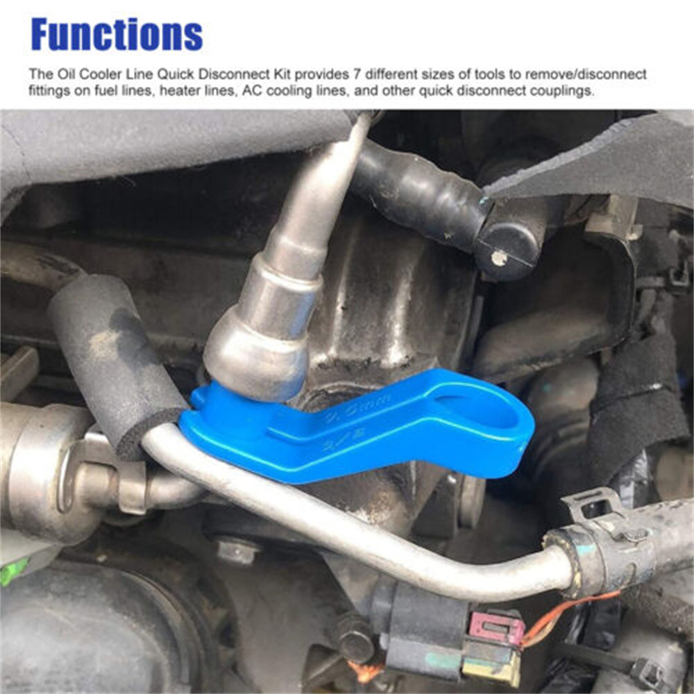 16PCS AC Disconnect Fuel Line Disconnect Tool Set – Car Removal Tool Kit w/ Box