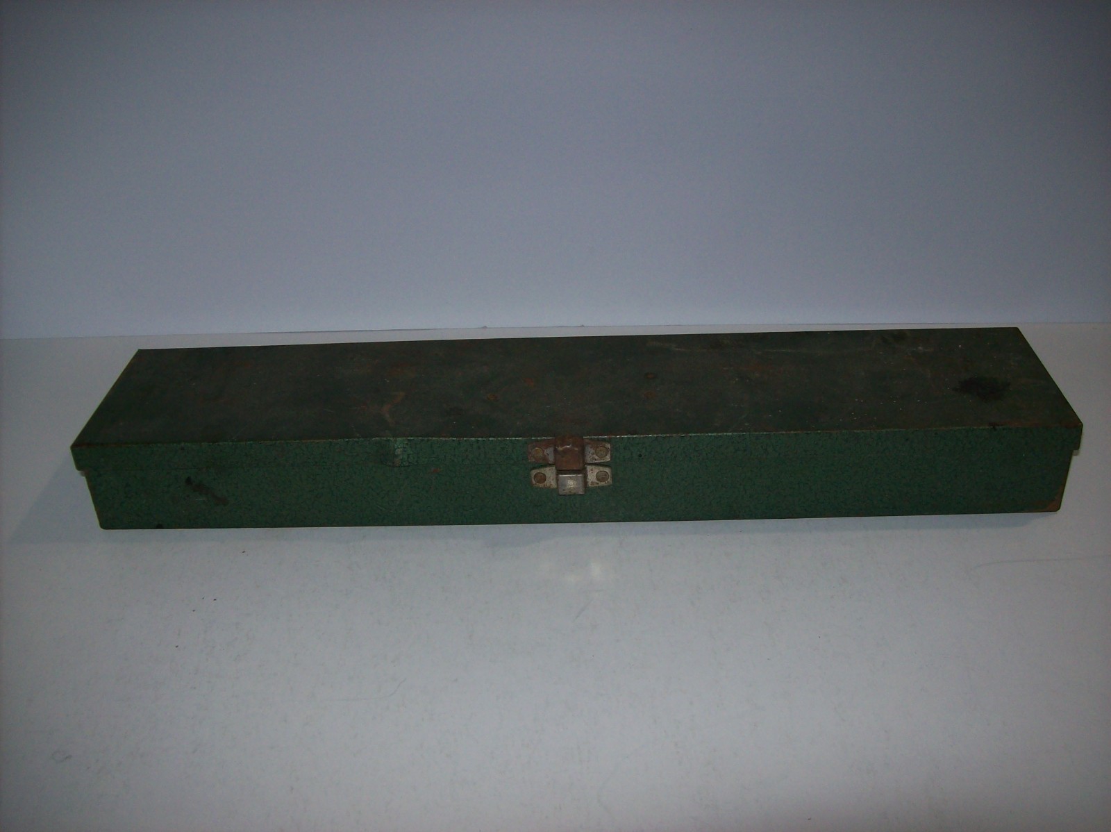 EMPTY Vintage S-K Tools 1/2″ Dr Green Metal Socket Set 4116-80 Case Box