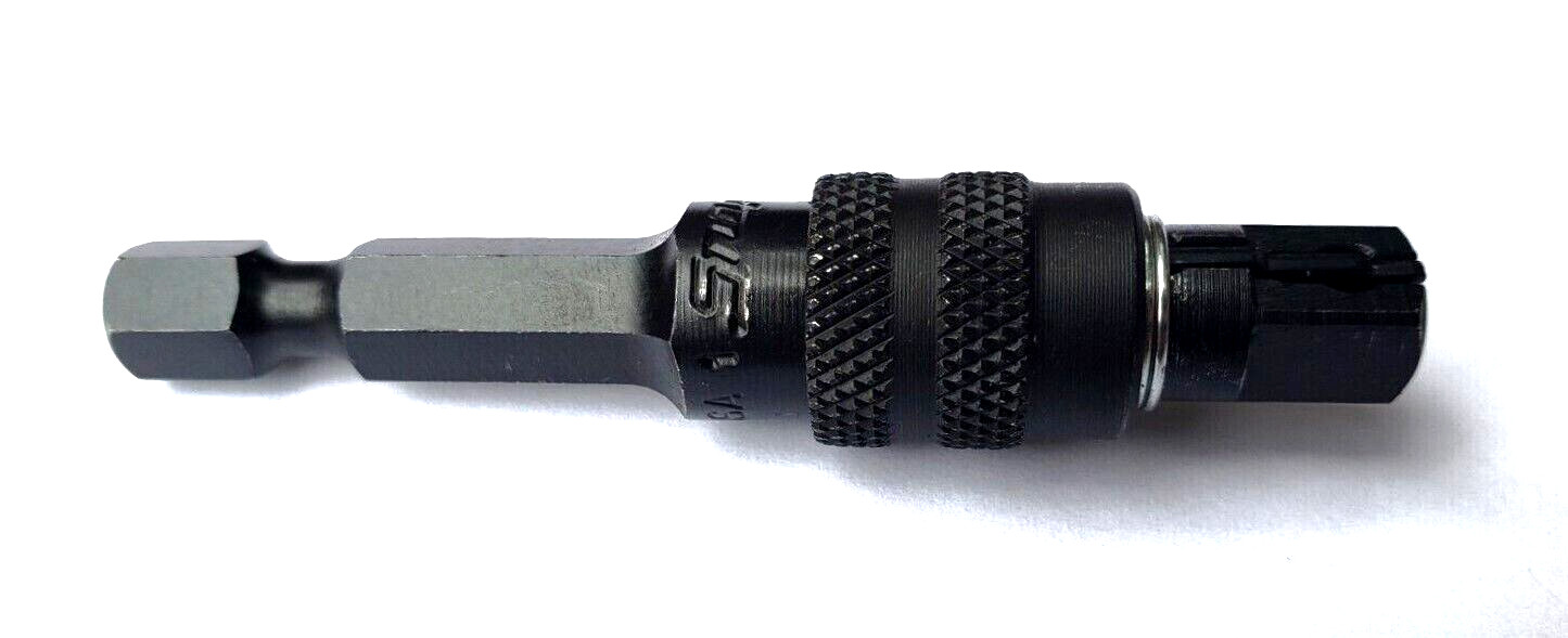 *NEW* Snap-on TMLPA2 ~ 1/4″ Hex-To-1/4″ Square 2″ Power Drive LOCKING ADAPTER