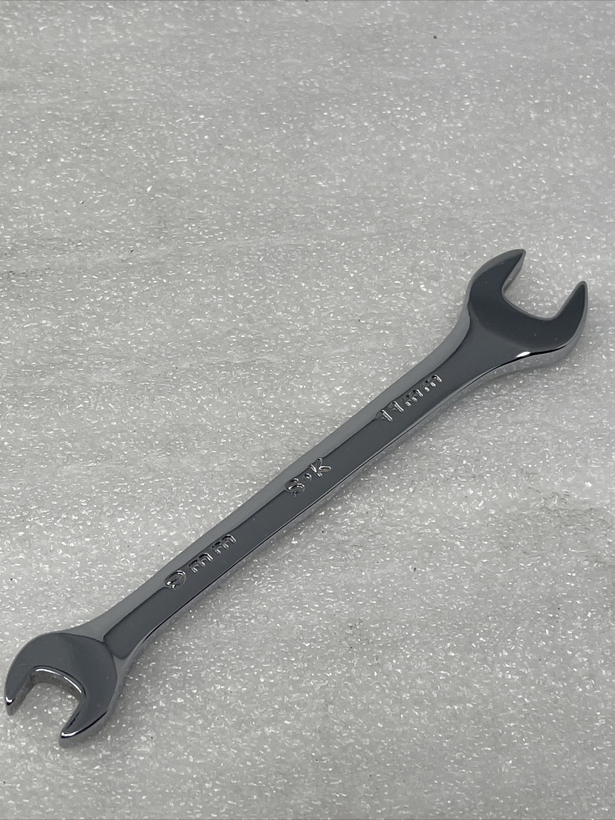 9mm x 11mm SK TOOLS 86509 Metric Open End Wrench, Full Polished, USA Made, New