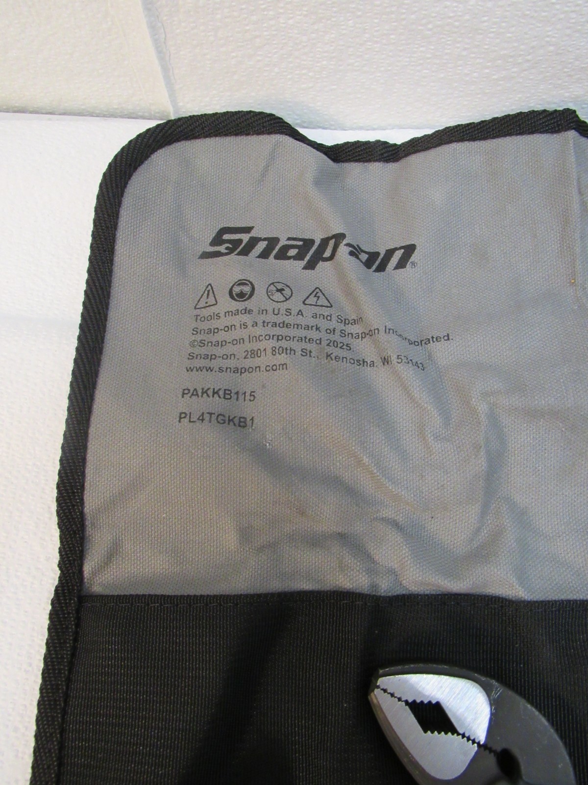 Snap On 4pc Plier Set 388ACF + PWCS9AF + LN47ACF +AWPBX10PL4TGKB1 High Vis Yello