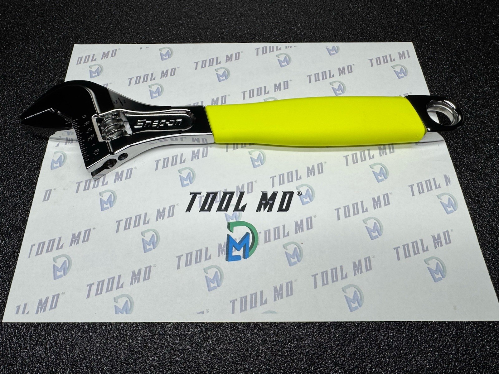 Snap-on Tools NEW 12″ HI VIS YELLOW Flank Drive PLUS Adjustable Wrench FADH12C