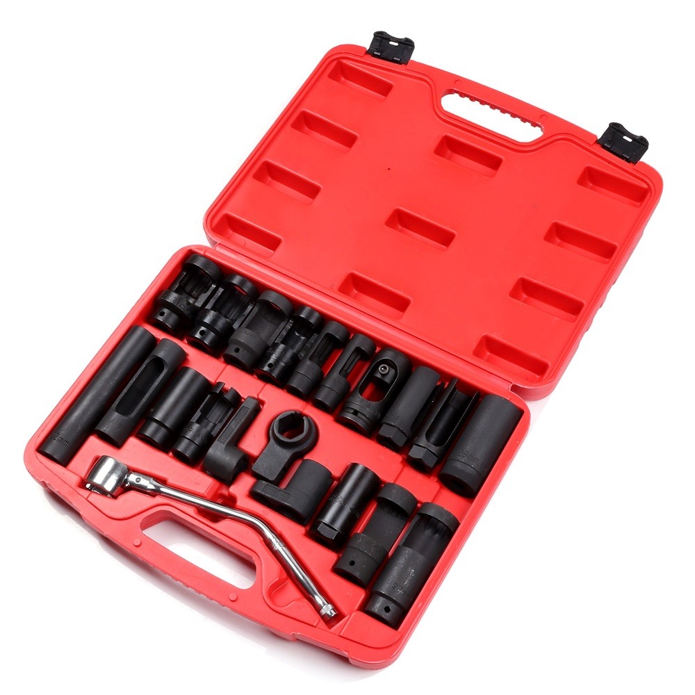 21X Automotive Vacuum Switch Sending Wrench Oxygen Sensor Special Socket Set